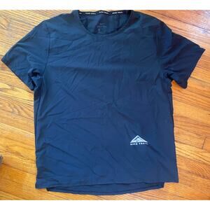Nike Trail Dri Fit Lightweight Shirt Men’s Large Top Black